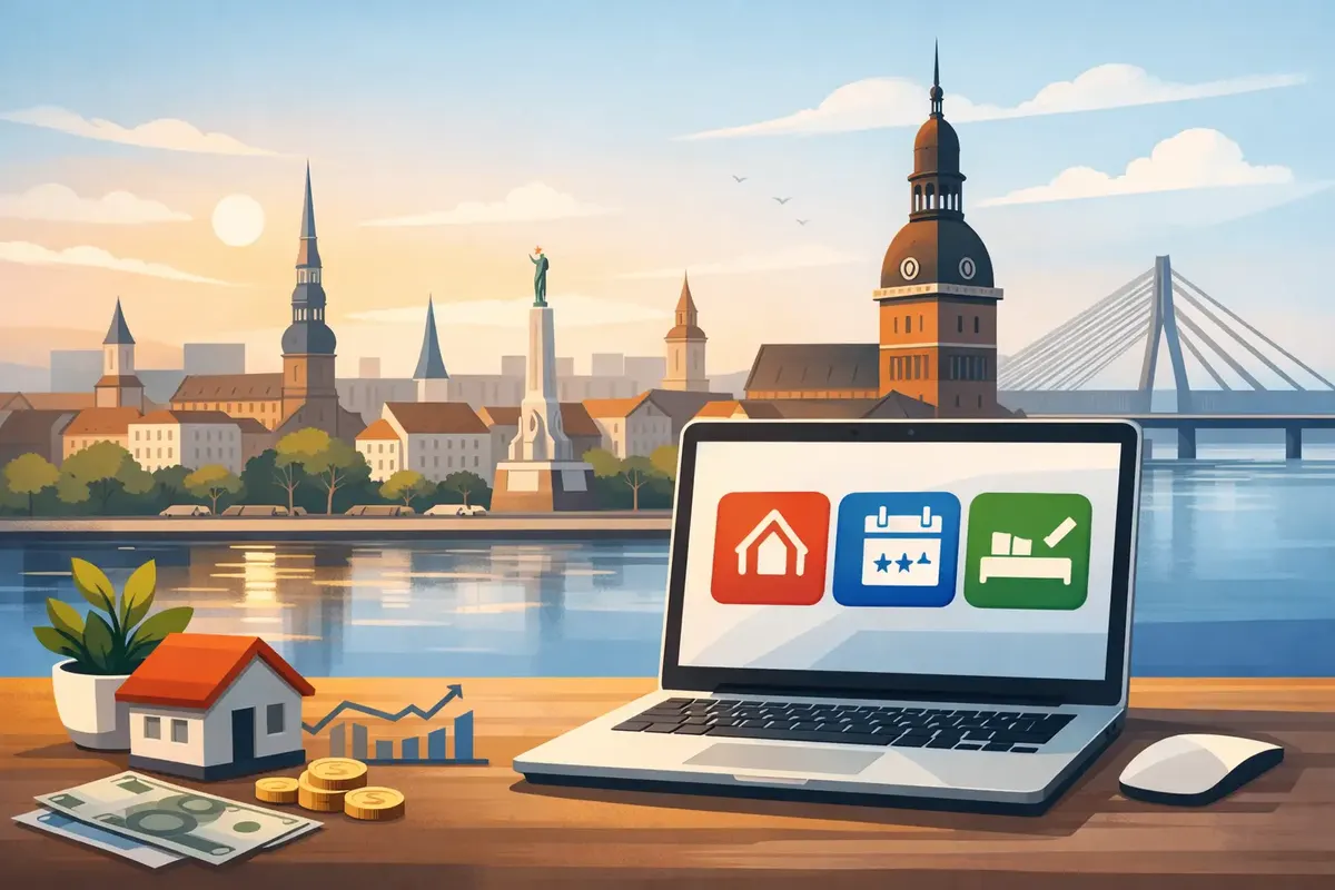 Airbnb, Booking.com or Direct Bookings: Where Do You Really Earn More in Riga?